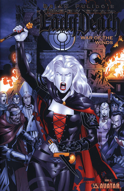 Medieval Lady Death Platinum C Bag Set (5ct)  Boundless Comics Comic Book