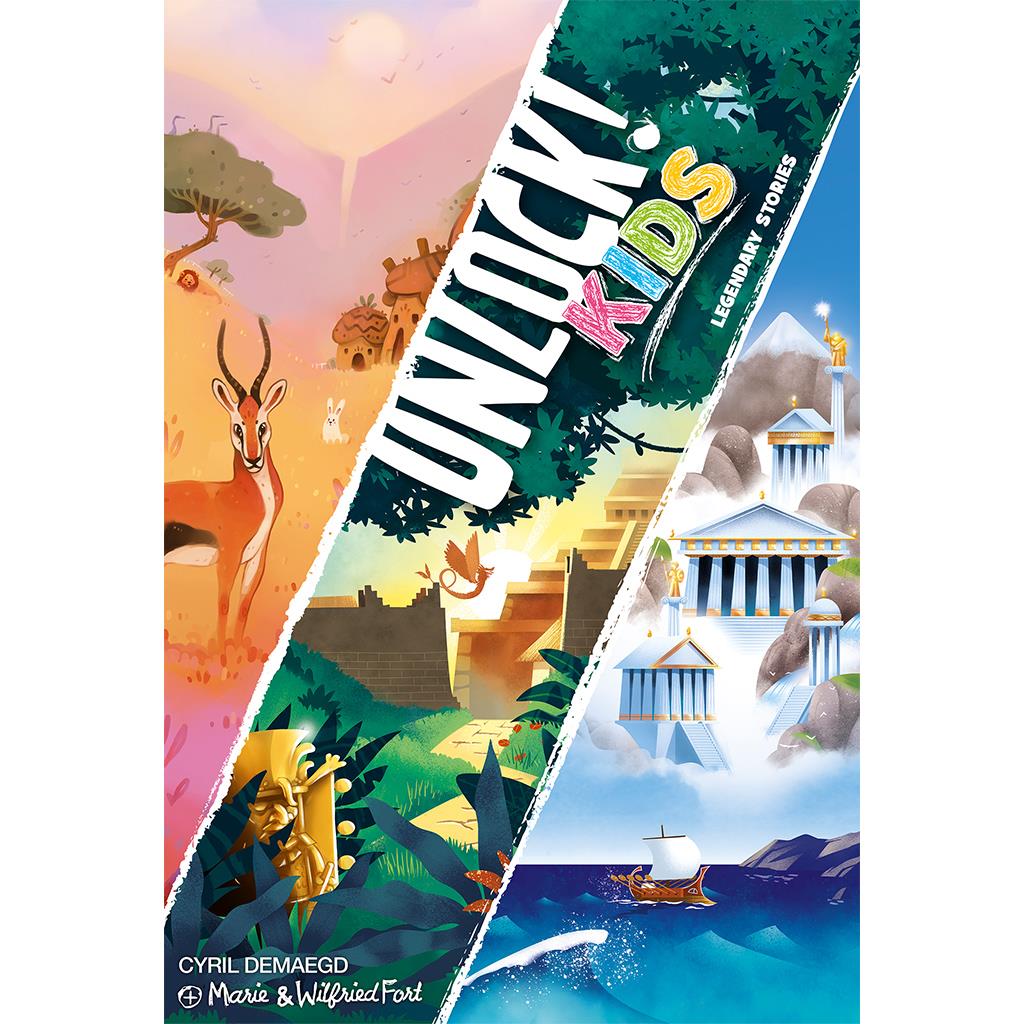 Unlock! Kids Legendary Stories by Space Cowboys Board Game