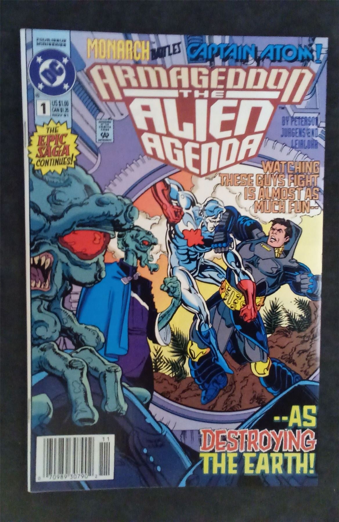 Armageddon: The Alien Agenda #1 1991 dc-comics Comic Book dc-comics Comic Book