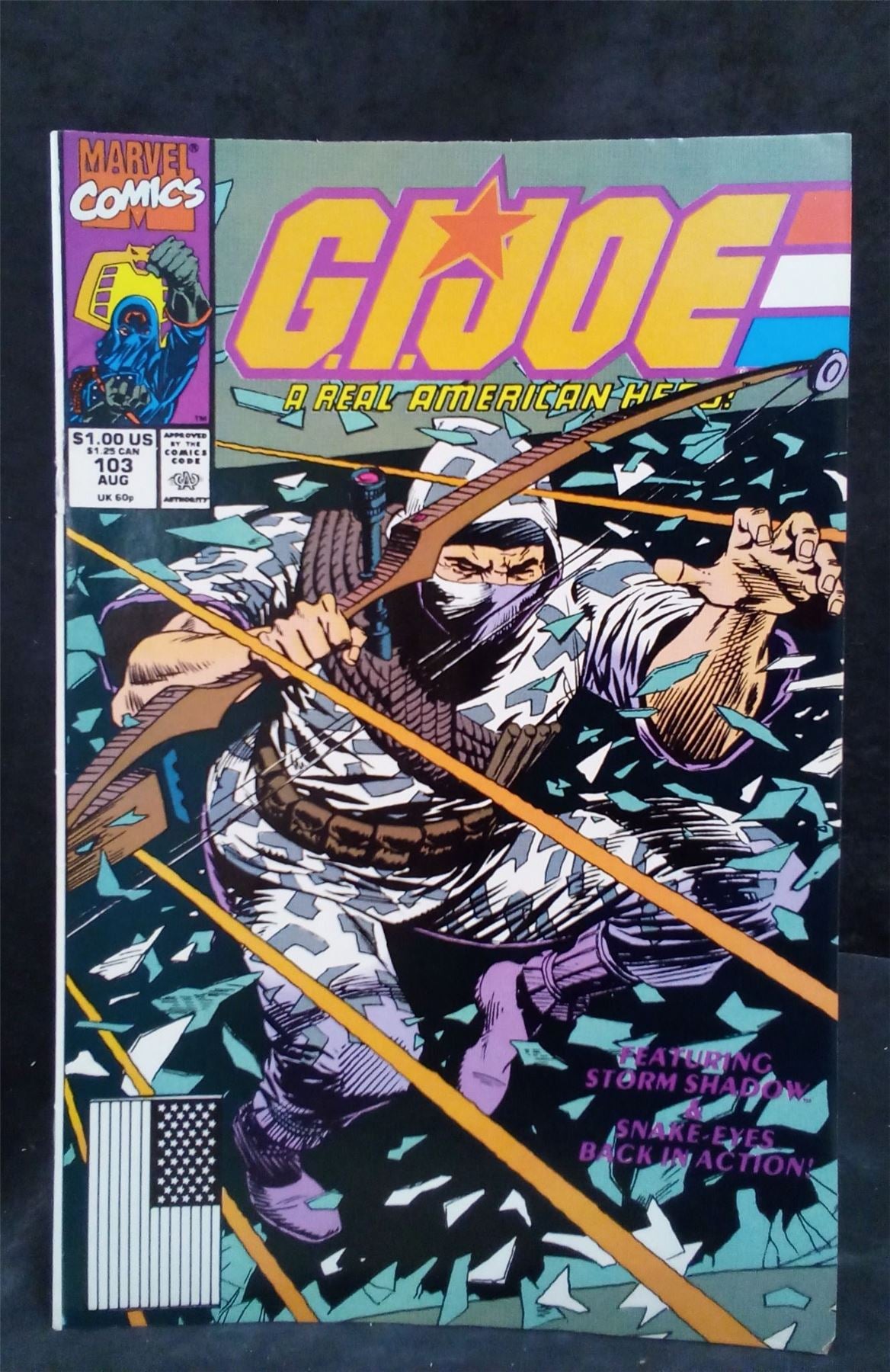 G.I. Joe: A Real American Hero #103 1990 Marvel Comics Comic Book