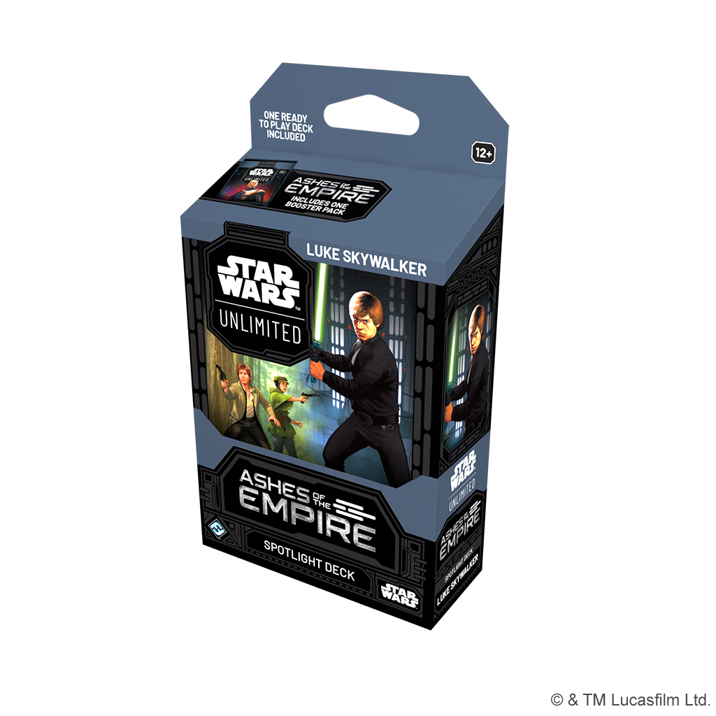 Star Wars Unlimited TCG Ashes of the Empire Spotlight Deck- Luke Skywalker By Fantasy Flight Games