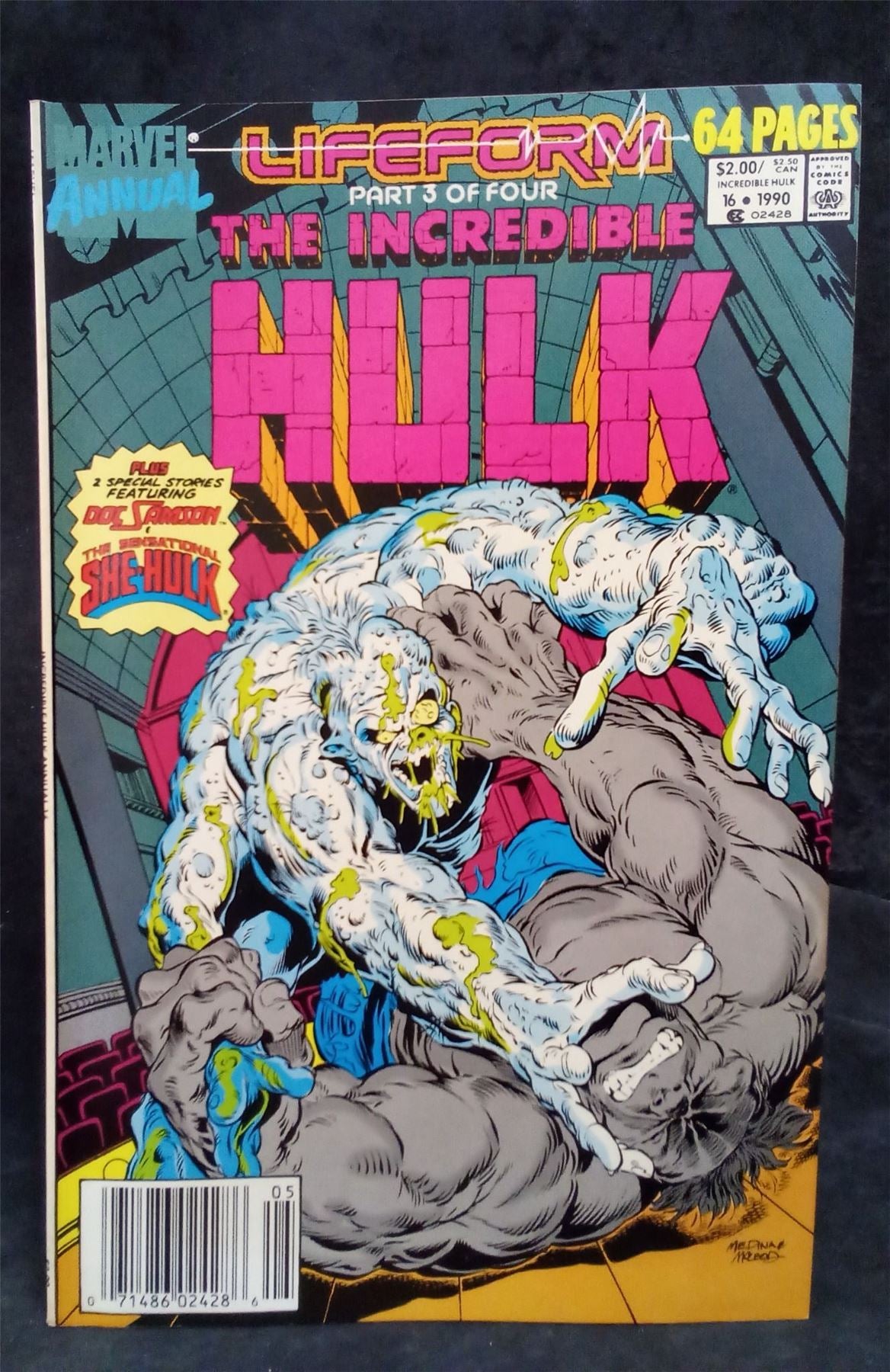 The Incredible Hulk Annual #16 1990 Marvel Comics Comic Book