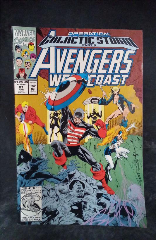 Avengers West Coast #81 1992 Marvel Comics Comic Book