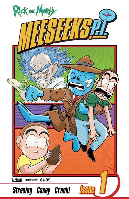 Rick And Morty Meeseeks Pi #1 (of 4) Cvr B Marc Ellerby Var (mr) Oni Press Comic Book