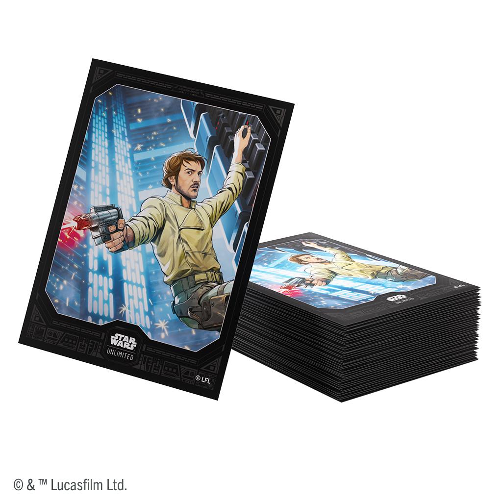 Star Wars Unlimited Premium Art Sleeve Cassian Andor 60 Standard By Gamegenic