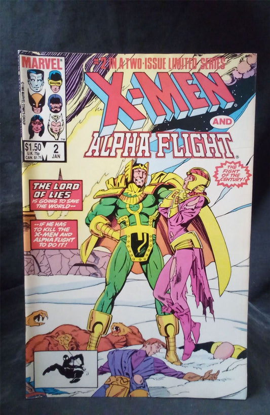 X-Men/Alpha Flight #2 1986 Marvel Comics Comic Book