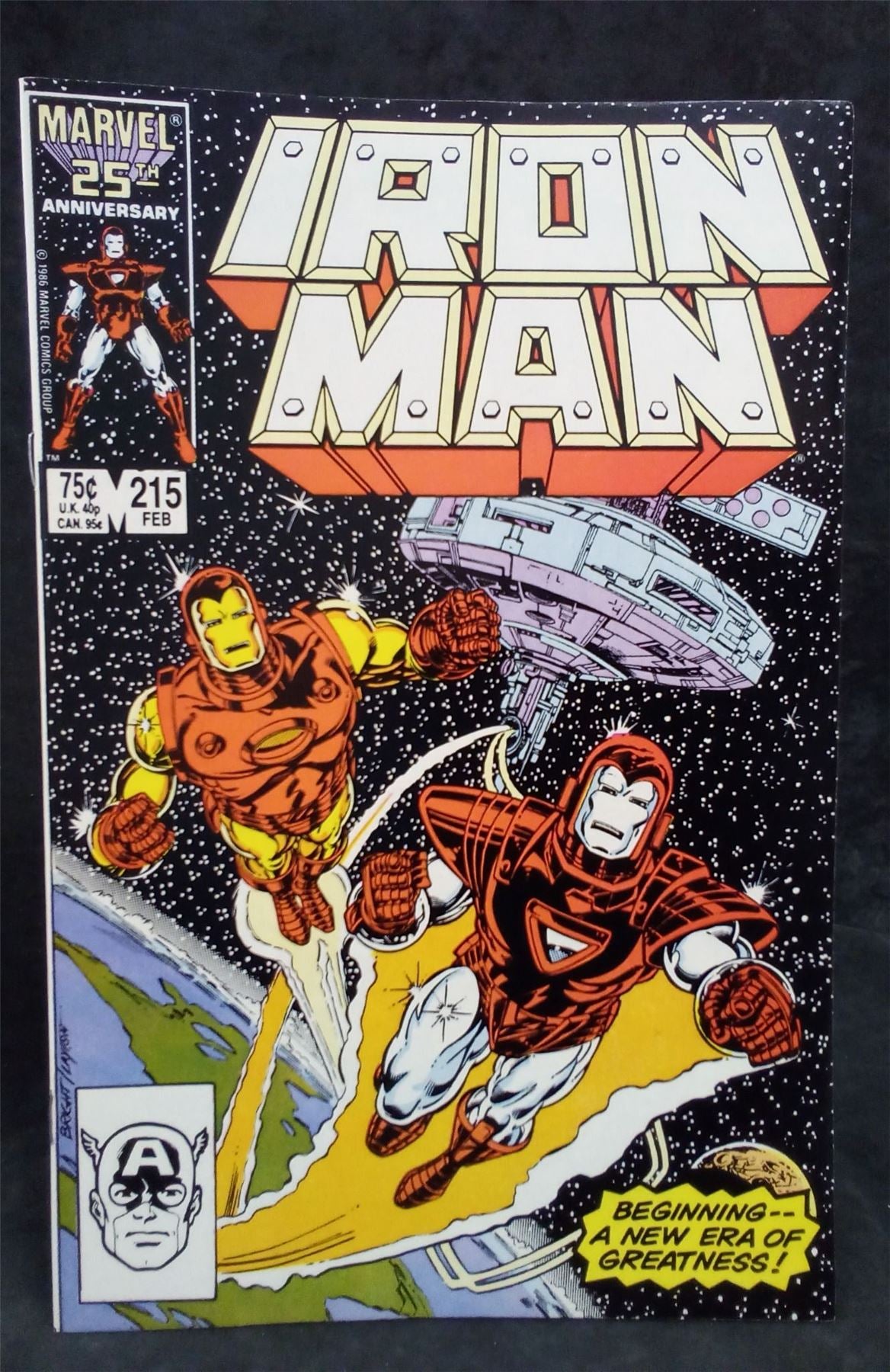 Iron Man #215 1987 Marvel Comics Comic Book