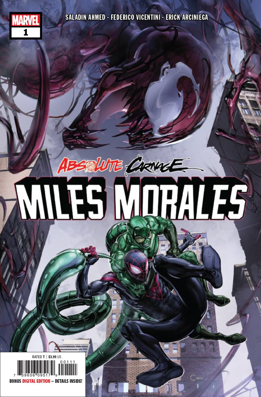 Absolute Carnage Miles Morales #1 (Ac) Marvel Comics Comic Book