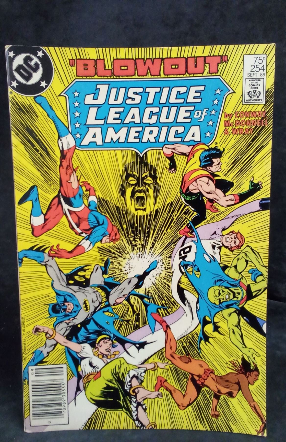 Justice League of America #254 1986 DC Comics Comic Book