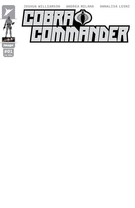 Cobra Commander #1 (of 5) Cvr G Blank Sketch Var Image Comics Comic Book