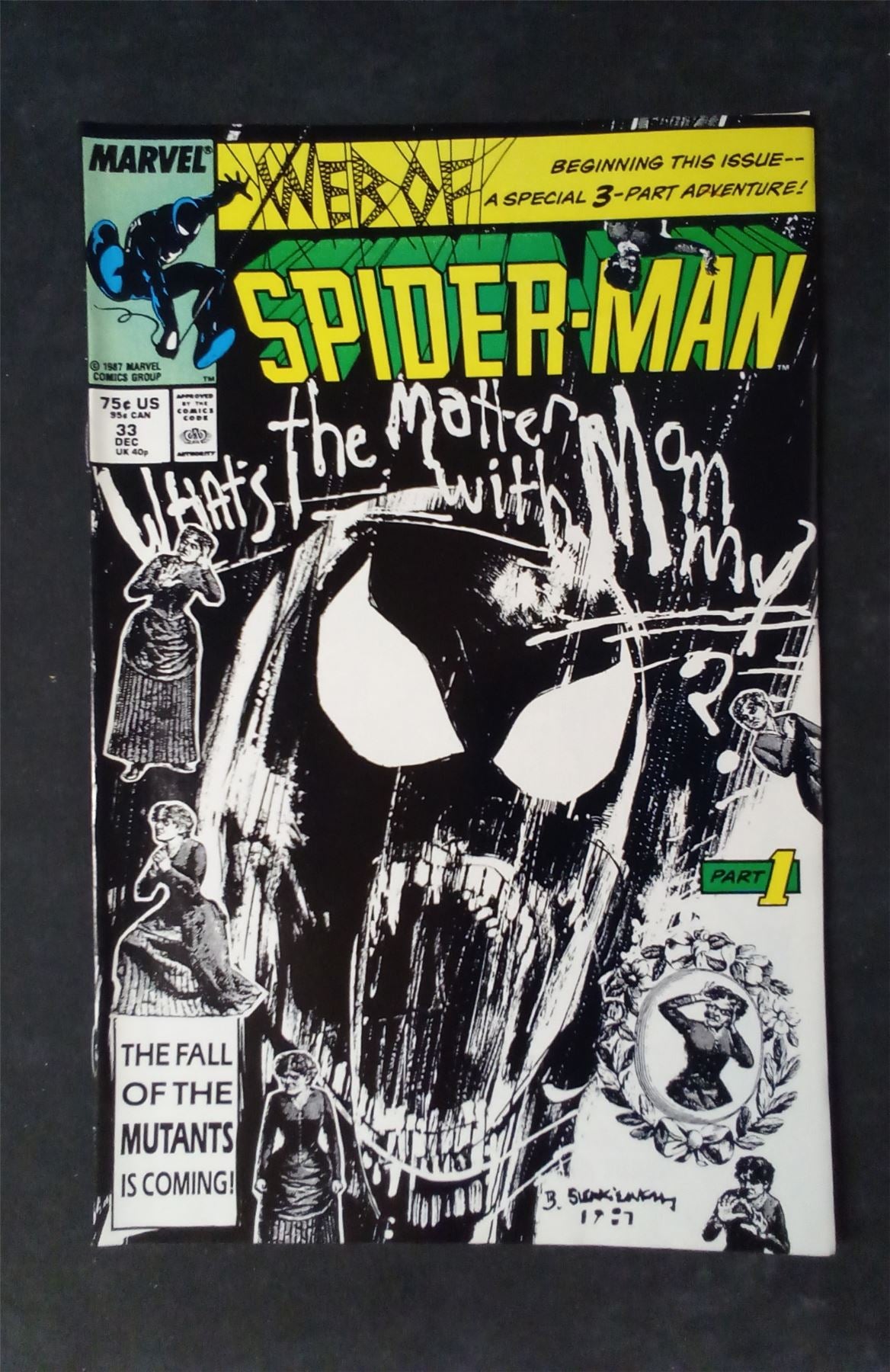 Web of Spider-Man #33 Direct Edition 1987 marvel Comic Book