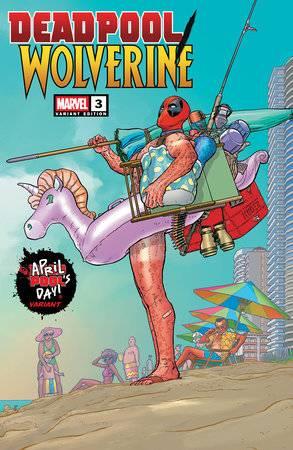 Deadpool Wolverine #3 Aaron Kuder April Pools Day Var Aaron Kuder April Pools Day Var Marvel Prh Comic Book 2025