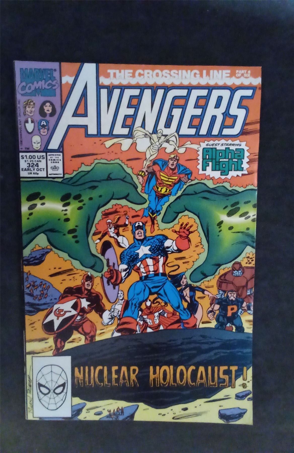 The Avengers #324 1990 marvel Comic Book