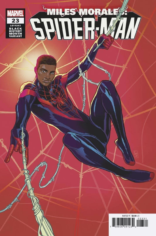 Miles Morales Spider-man #23 Souza Black History Var Kib Marvel Comics Comic Book