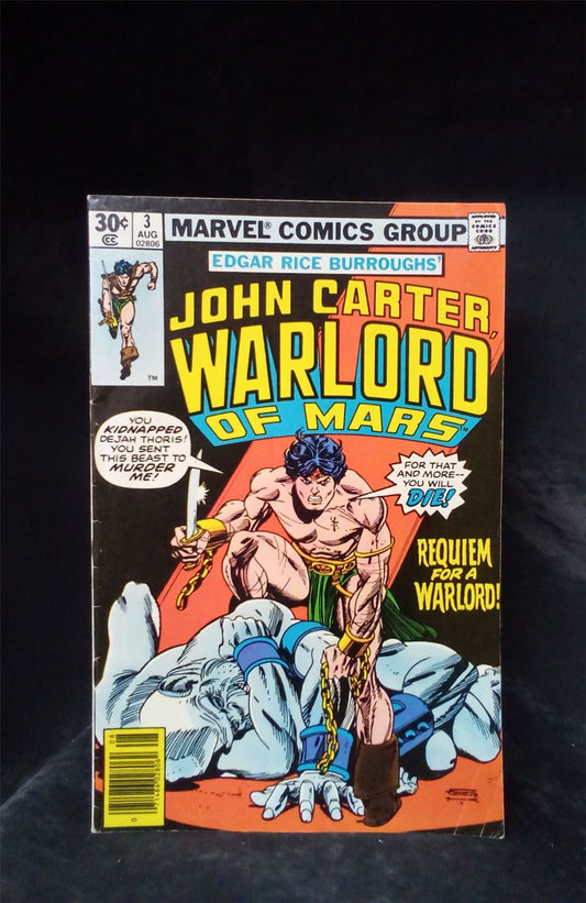 John Carter Warlord of Mars #3 1977 Marvel Comic Book