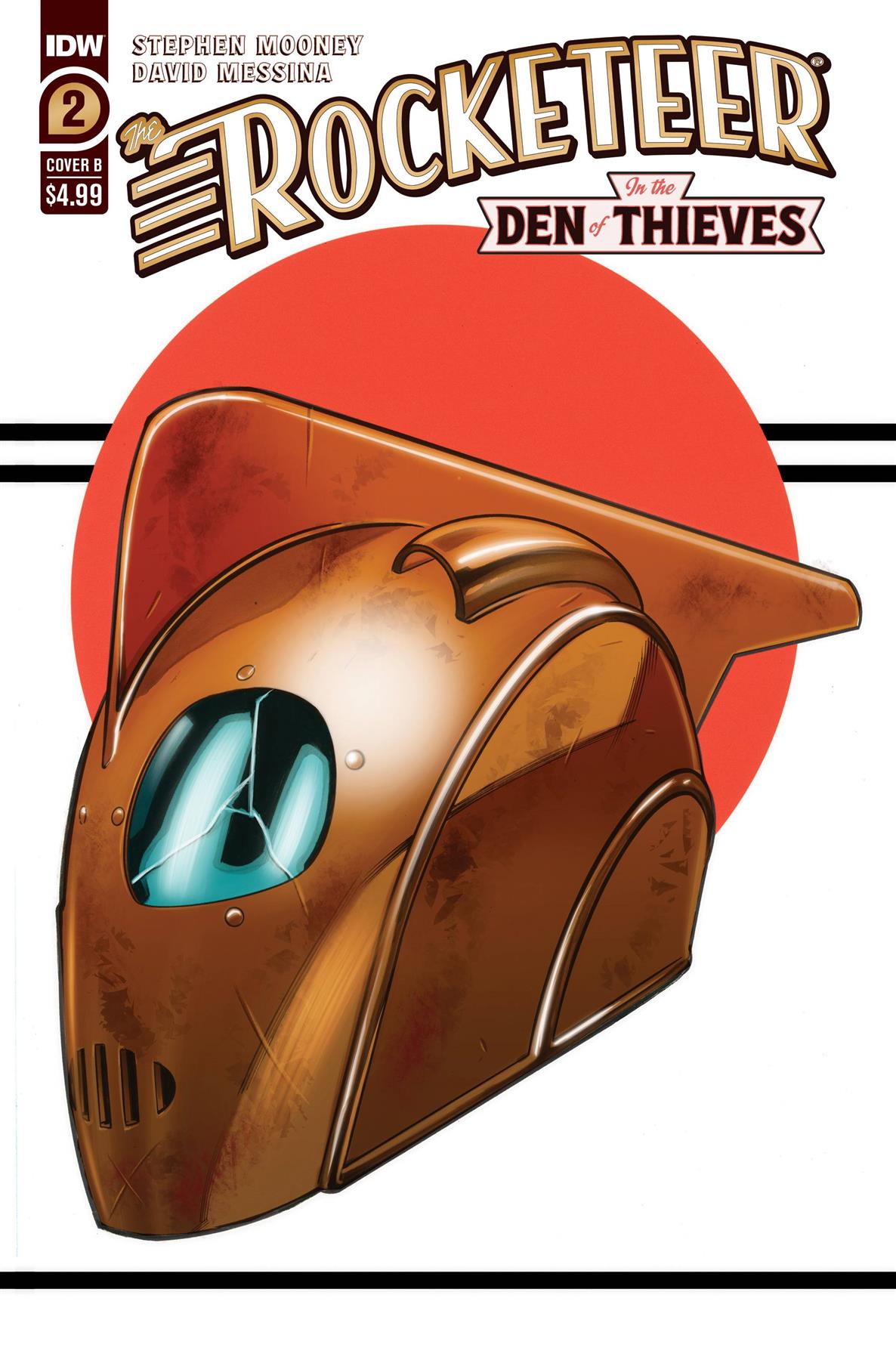 Rocketeer In The Den Of Thieves #2 Cvr B Messina Idw-prh Comic Book