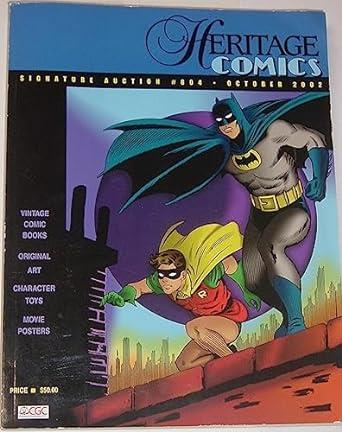 Heritage Comics Signature Auction #804 October 2002 [Unknown Binding]