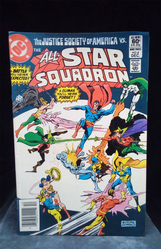 All-Star Squadron #4 1981 DC Comics Comic Book
