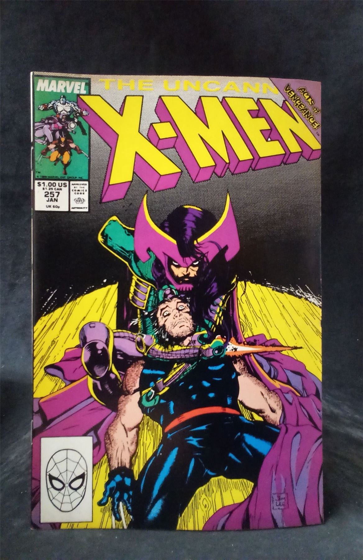 The Uncanny X-Men #257 1990 Marvel Comics Comic Book