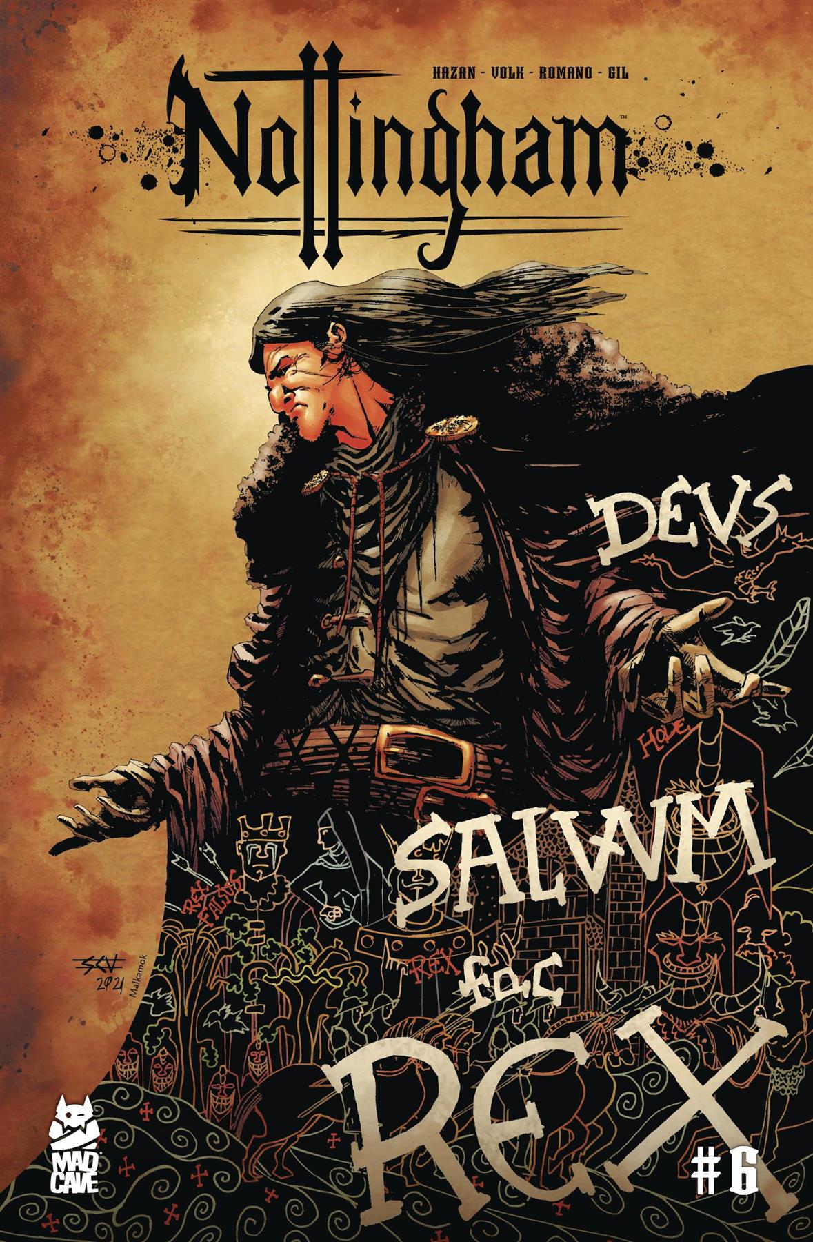 Nottingham #6 (of 5) Cvr A Volk Mad Cave Studios Comic Book