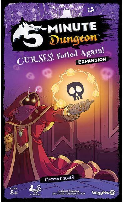 5 Minute Dungeon Curses! Foiled Again! Expansion By Wiggles 3D Board Game