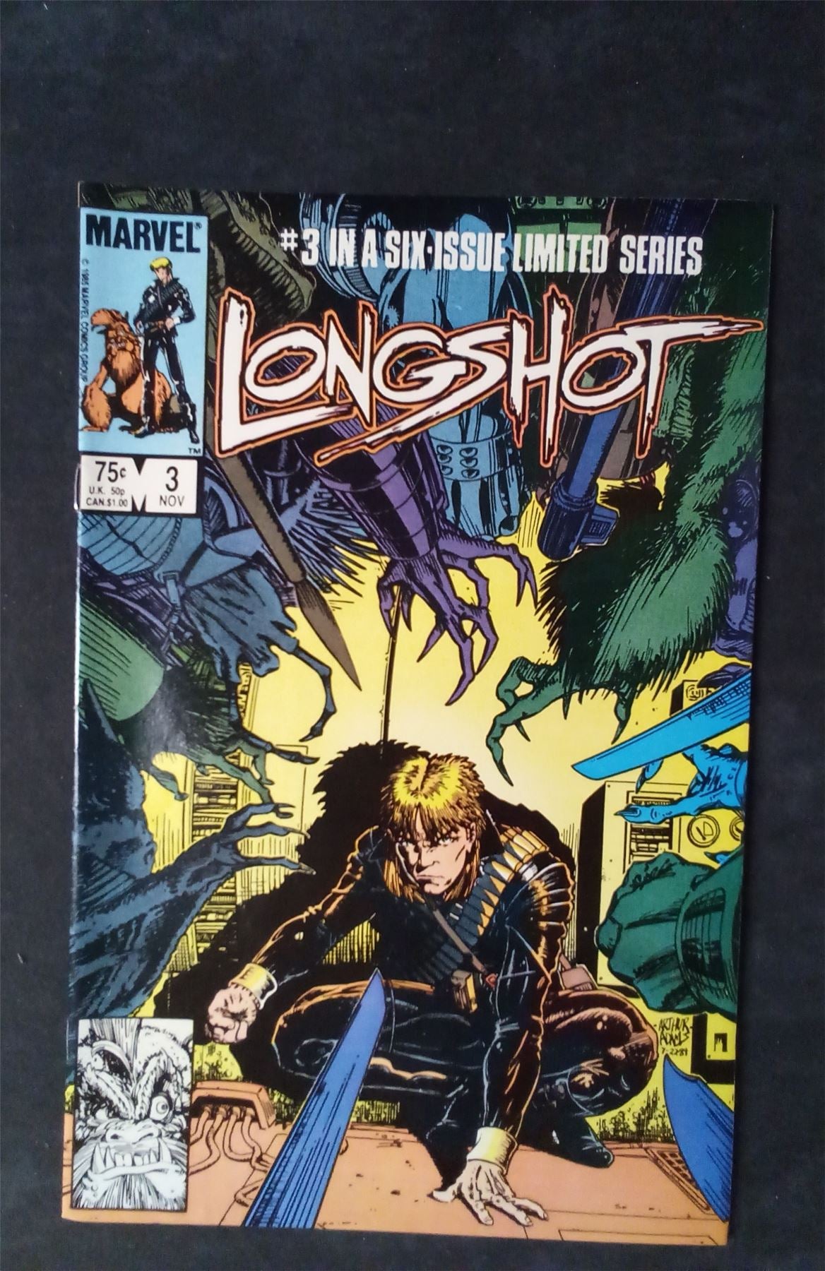 Longshot #3 Direct Edition 1985 marvel Comic Book