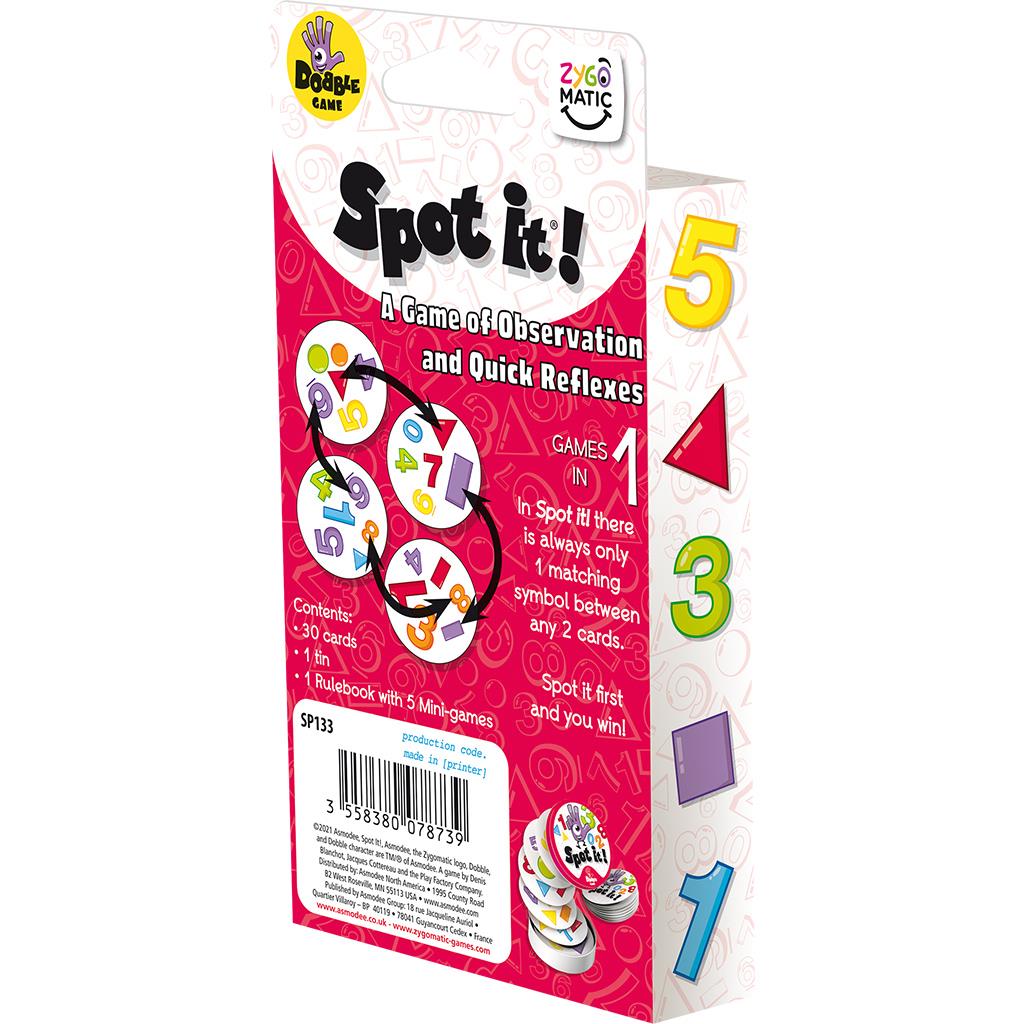 Spot It! 123 Blister Board Game by Zygomatic
