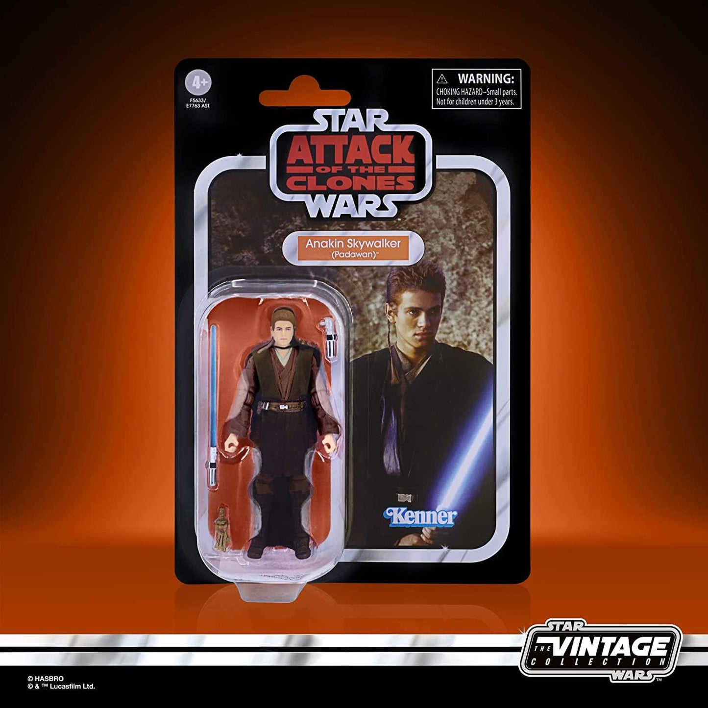 Sw Vintage 3-3/4in Padawan Anakin Skywalker Action Figure