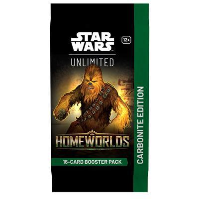 Star Wars Unlimited TCG Homeworlds Carbonite Booster Pack By Fantasy Flight Games