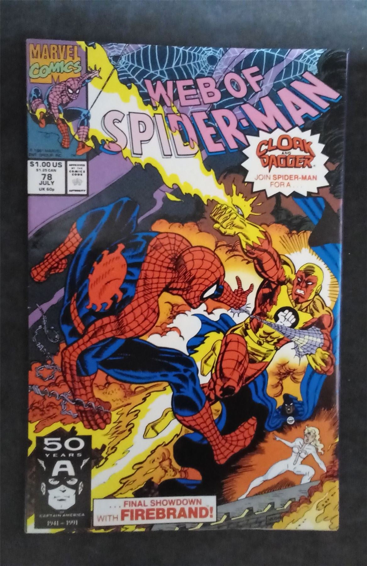 Web of Spider-Man #78 1991 marvel Comic Book