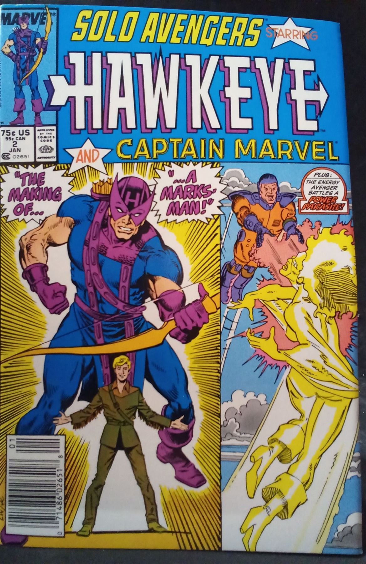 Solo Avengers #2 1988 Marvel Comics Comic Book