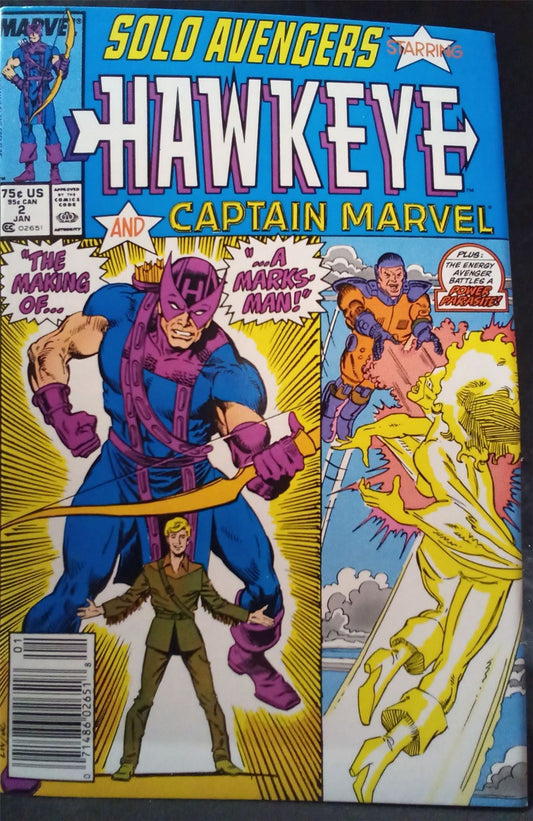 Solo Avengers #2 1988 Marvel Comics Comic Book