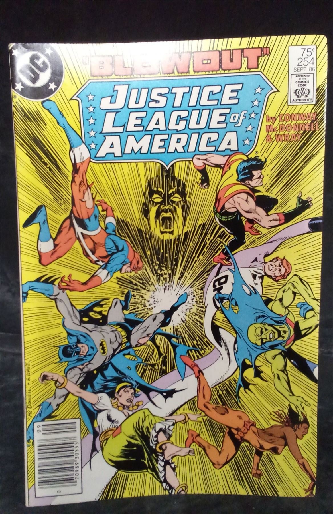 Justice League of America #254 1986 DC Comics Comic Book
