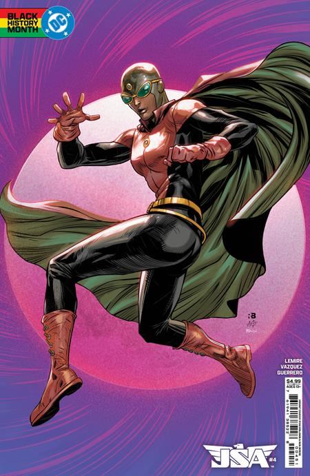 Jsa #4 Cvr D Ryan Benjamin Black History Month Card Stock Var  DC Comics Comic Book 2025