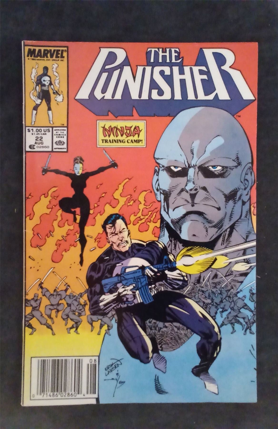 The Punisher #22 1989 marvel Comic Book