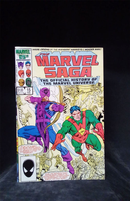 The Marvel Saga The Official History of the Marvel Universe #15 1987 Marvel Comics Comic Book