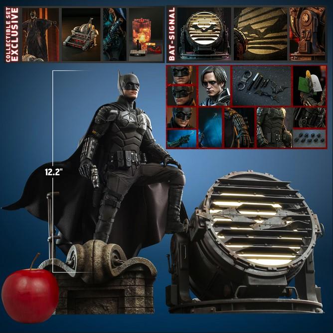 Batman and  Bat-Signal 1/6 Scale Action Figure DC Hot Toys