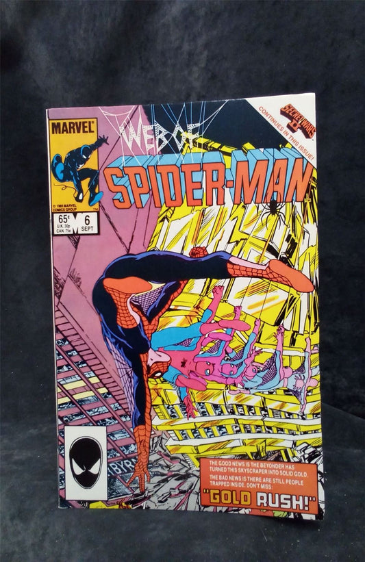 Web of Spider-Man #6 1985 Marvel Comics Comic Book
