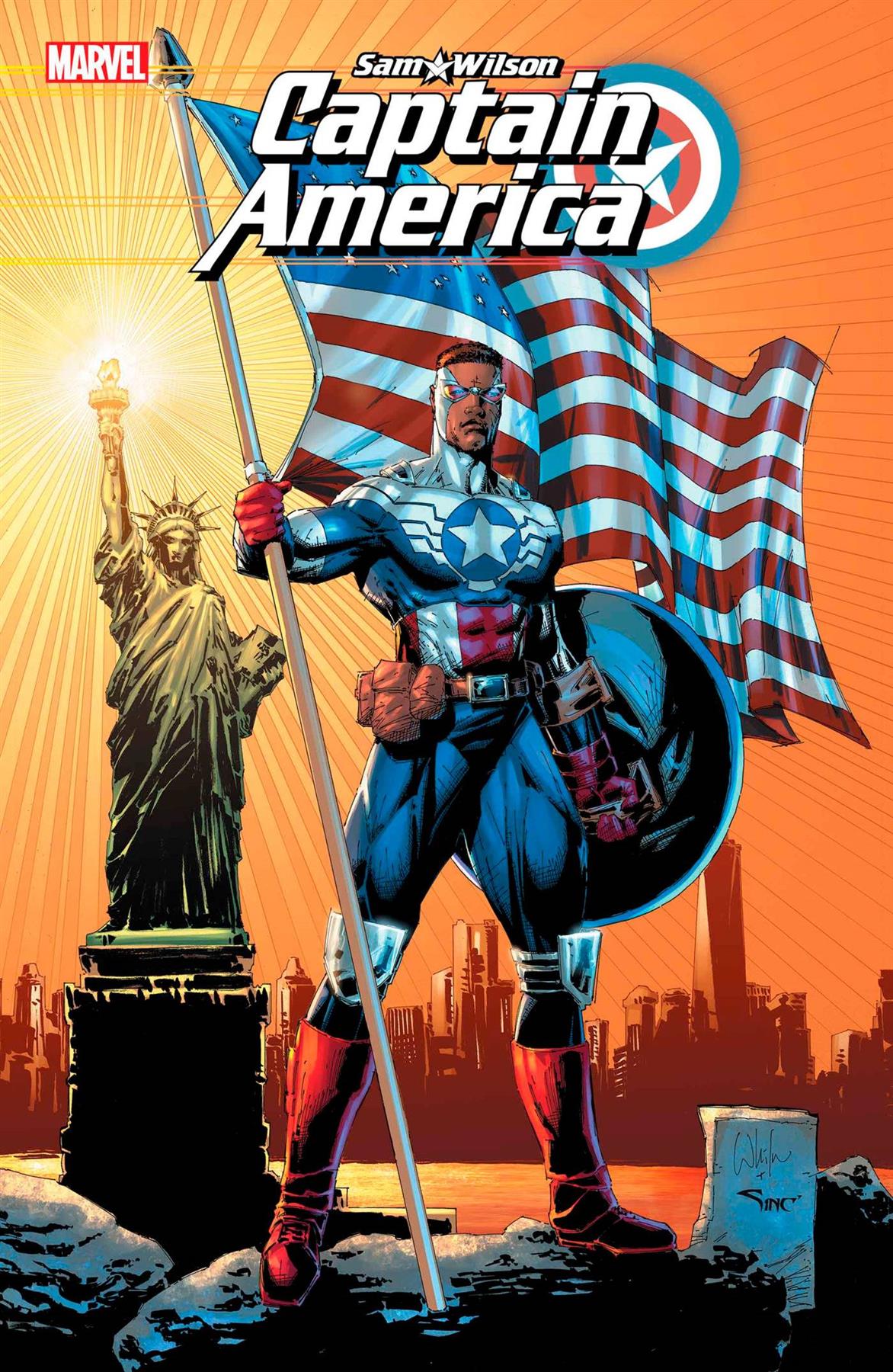 Sam Wilson Captain America #1 Portacio Homage Var Marvel Prh Comic Book 2025