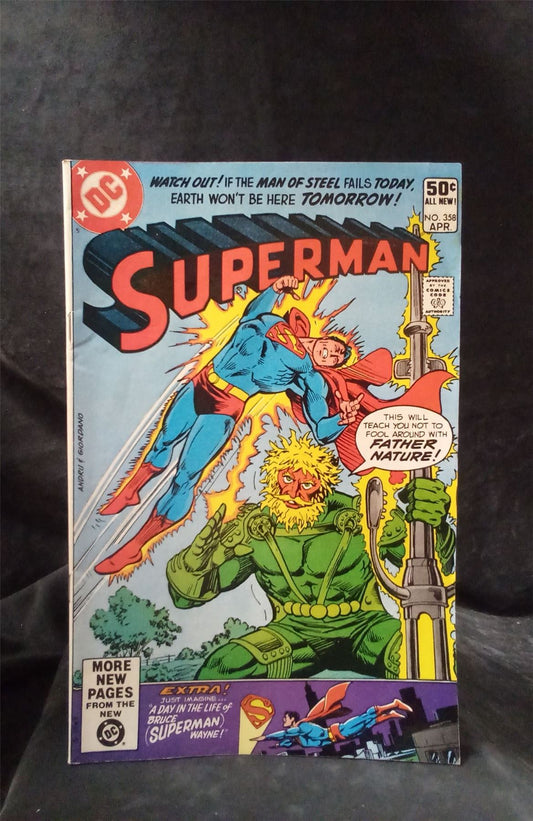 Superman #358 1981 DC Comics Comic Book