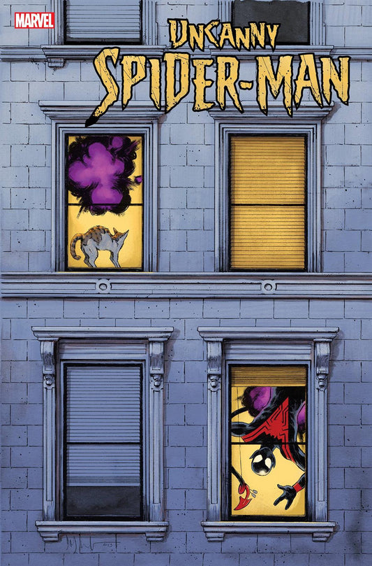 Uncanny Spider-man #1 Dave Wachter Windowshades Var (Dave Wachter Windowshades Var) Marvel Prh Comic Book 2023