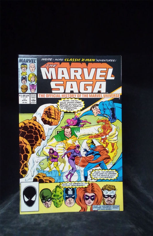 The Marvel Saga The Official History of the Marvel Universe #17 1987 Marvel Comics Comic Book