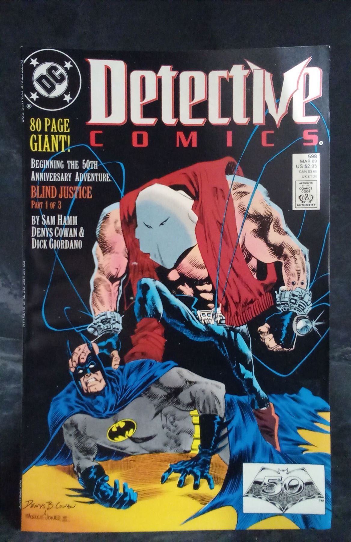 Detective Comics #598 1989 DC Comics Comic Book