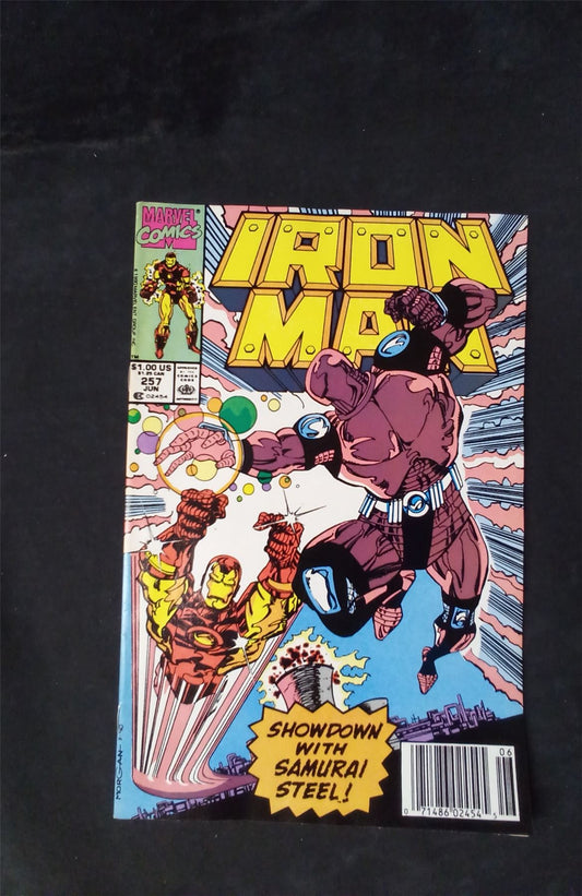 Iron Man #257 Newsstand Edition 1990 marvel Comic Book