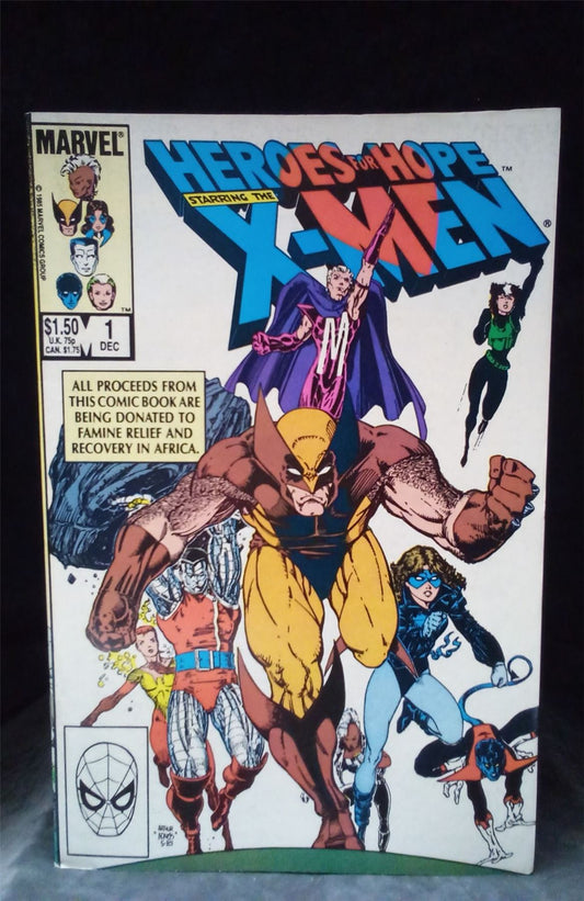 Heroes for Hope Starring the X-Men 1985 Marvel Comics Comic Book