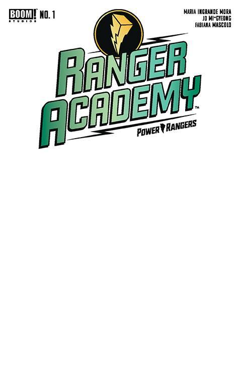 Ranger Academy #1 Cvr C Blank Sketch Var (c: 1-0-0) Boom! Studios Comic Book