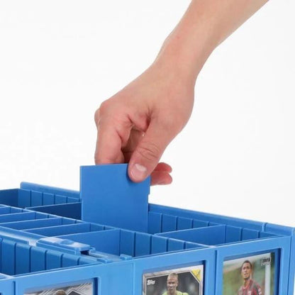 Collectible Card Bin Partitions - Blue 12 pack