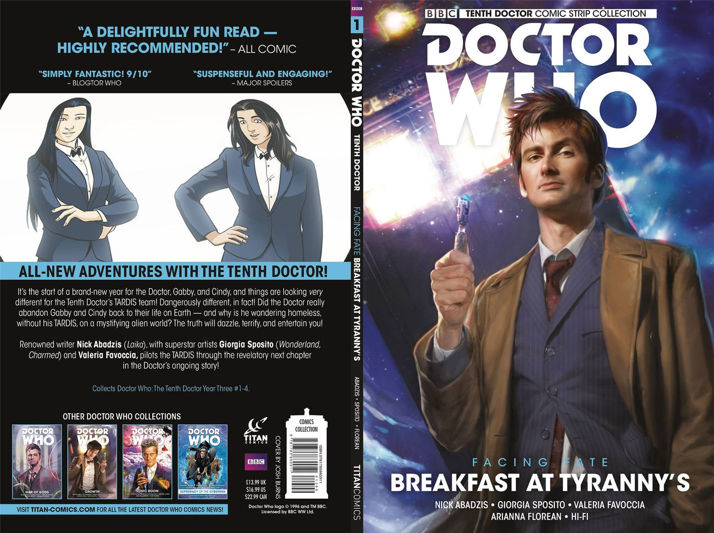 Doctor Who 10th Facing Fate Tp Vol 01 Breakfast At Tyrannys
