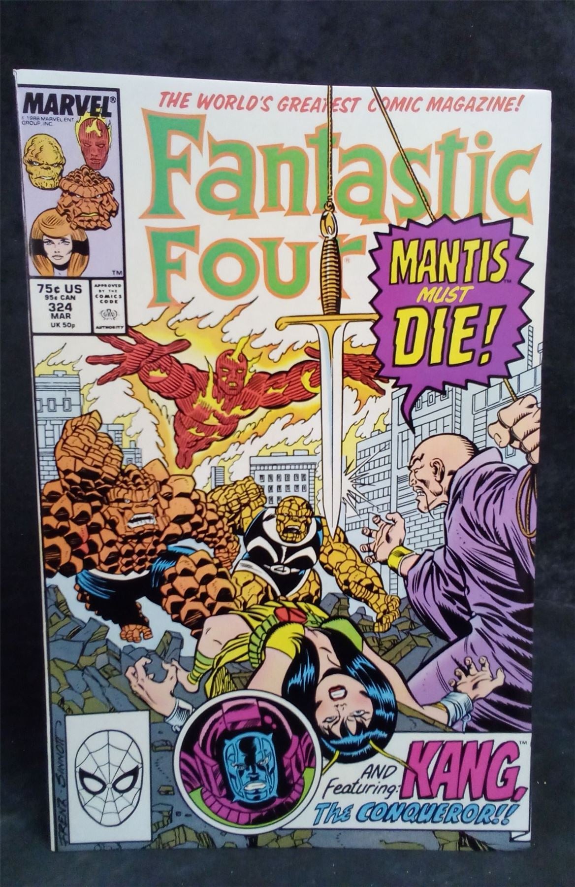 Fantastic Four #324 Direct Edition 1989 Marvel Comics Comic Book