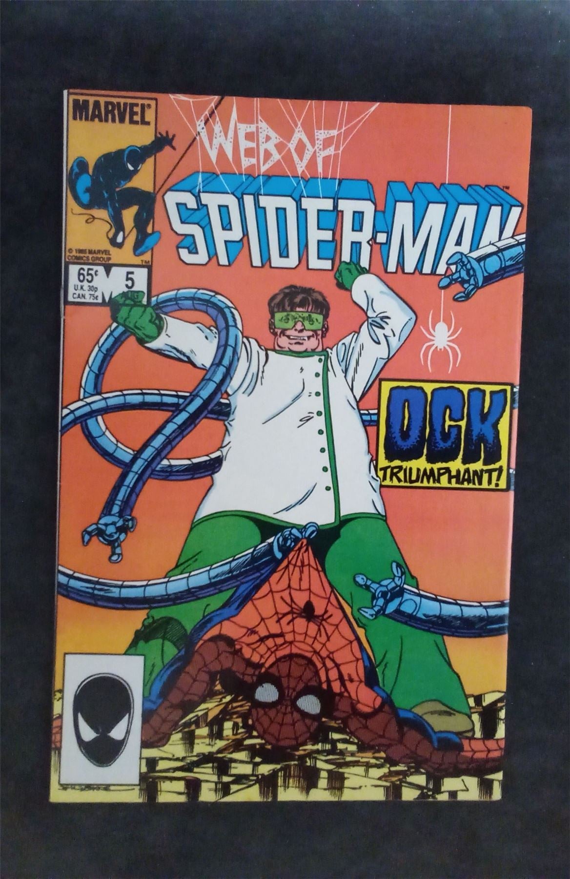 Web of Spider-Man #5 1985 marvel Comic Book